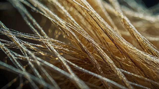  Microscopic View of a Spider&rsquo;s Silk
