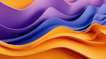 Obraz premium Abstract Colorful Wavy Background