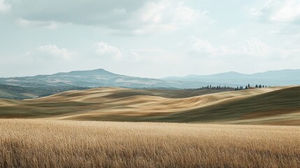 Fototapeta premium Rolling Hills of Tuscany