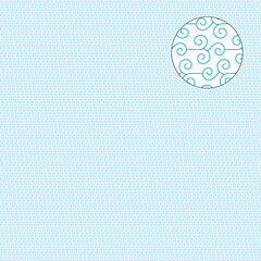 Decorative vector guilloche background grid with Celtic spiral pattern