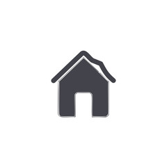 Home related icon on background for graphic and web design. Creative illustration concept symbol for web or mobile app