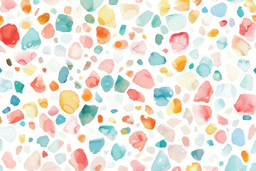 Colorful abstract watercolor pattern