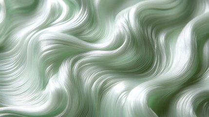 Obraz premium Abstract Green Swirling Fabric Texture.