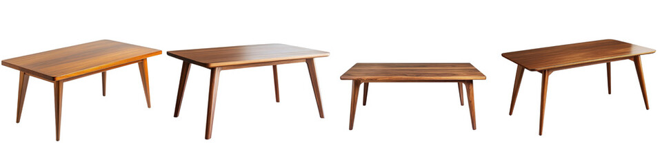 Collection of Minimalist and Sophisticated Wooden Tables Ideal for Modern Home Office and Living Room Interiors with Elegant and Timeless Designs