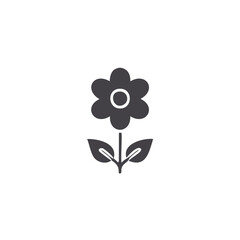 Flower related icon on background for graphic and web design. Creative illustration concept symbol for web or mobile app