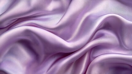 Obraz premium Purple Satin Fabric Draped and Folded.