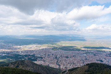 view from the top of the mountain