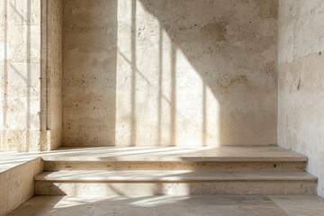 Travertine as background in natural light , ai