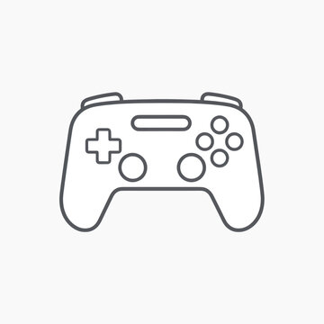 recommend clip art: Minimalist gaming controller icon