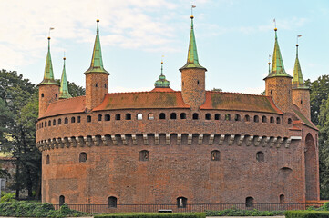 Fototapeta premium Krakow barbican (