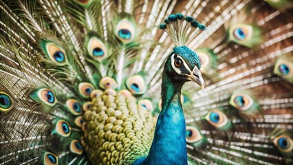 Obraz premium peacock feather and feathers