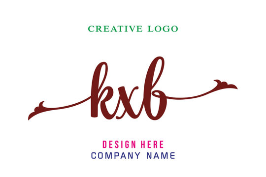 KXB  lettering logo is simple, easy to understand and authoritative