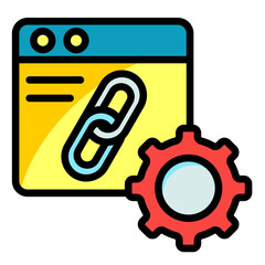 Fototapeta premium Linking Icon