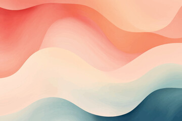Abstract pastel wave pattern