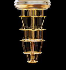 Golden quantum computer machine