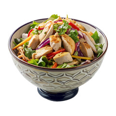 salad with chicken and vegetables