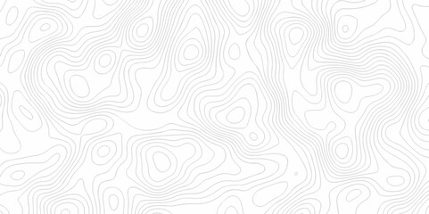 The stylized height of the topographic map contour in lines and landscape isolated on transparent. Black and white topography contour lines map isolated on white background.