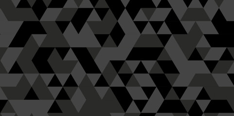 Seamless geometric pattern with shapes. Abstract geometric background triangle wallpaper. Gray polygonal background. Vector mosaic backdrop background.