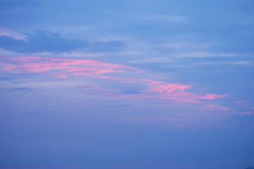 Calming pastel sky blue and pink