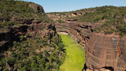 Canyons do Viana in Piaui state, Brazil