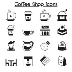Coffee icon set vector illustration graphic design