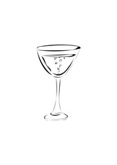 Glas Wein