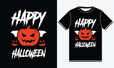 Happy Halloween party night t shirt design for ,Happy Halloween t shirt ,Halloween day ,trendy Halloween t shirt design.