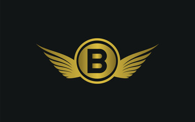 abstract logo, wordmark logo, unique logo, luxury logo,  wing logo 