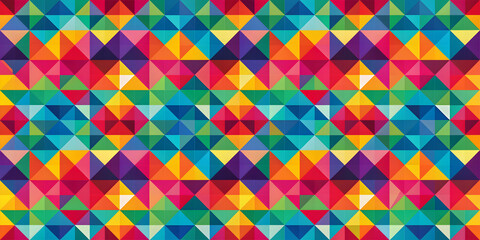Vibrant and dynamic abstract pattern with a colorful geometric design, abstract, vibrant, colorful, rainbow, geometric