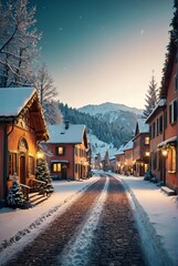 Naklejka premium Winter background of free space christmas background 