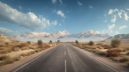 Road through the Mountains