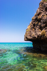 Beautiful sunny view of one of the Zakynthos beaches