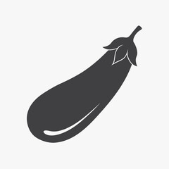 Eggplant Ingredients for Healthy Cooking Vector Illustration  Printable Graphic Design