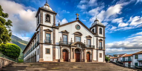 Church of Lady of Monte in Funchal, Portugal Igreja de nossa senhora do monte church , Monte, Funchal, Portugal