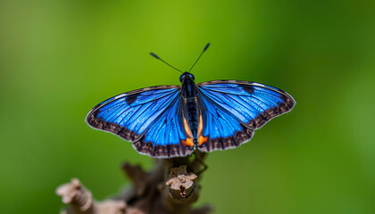 Bold Blue and White Art with a Rich Blue Background