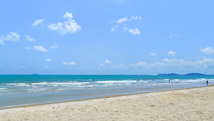 Sea landscape of Laem Sadet Beach Chanthaburi, Thailand
