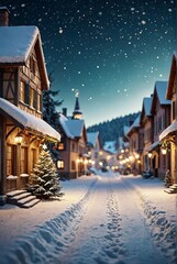 Naklejka premium Christmas background with a space for a greeting text christmas background 