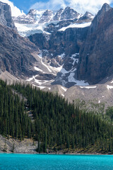 Scenic view around moraine lake area , Canada