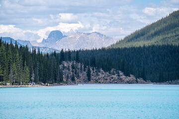 Scenic view around moraine lake area , Canada