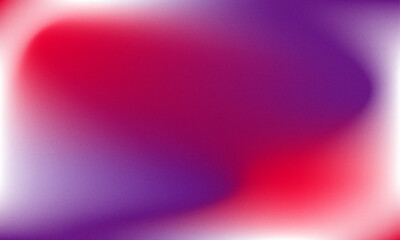 Purple red white gradient blurred with grainy noise texture vector illustration background.