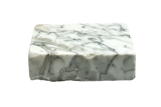 Carrara Marble on Clear Transparent Background High Resolution HD 4K Image for Stock Images and Interior Art Projects
