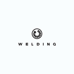 
illustration consisting of the image of the weld bead in the form of a symbol or logo