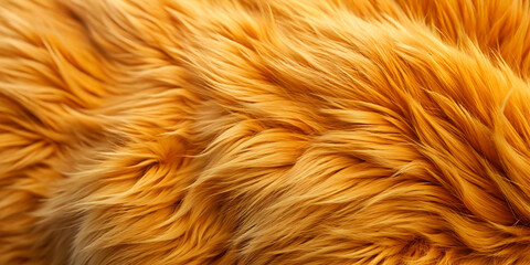 Closeup showcasing the soft, fluffy texture of golden brown fur, fur, closeup, texture, soft, fluffy, brown, golden, warm
