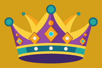 Crown vector art and illustration