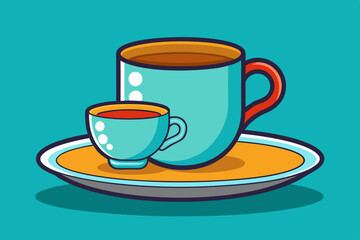  Cup plate vector art and illustration