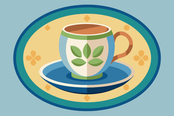  Cup plate vector art and illustration