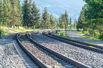 Jasper Town in Alberta, Canada