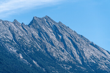 Scenic view on the way from banff to jasper national park