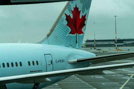 June 10, 2023 : Vancouver, Canada : Boeing B787-8 operated by AIR CANADA form Vancouver to Tokyo