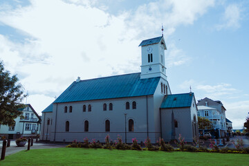 アイスランドのレイキャビクの街並み